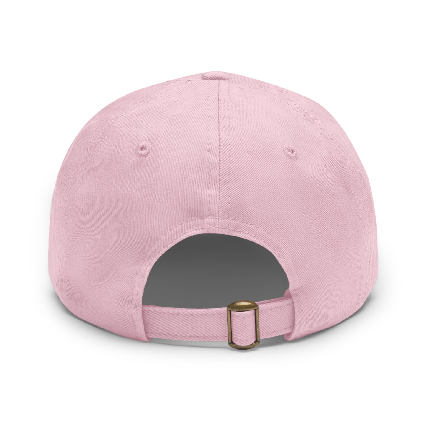 Heaven Is The Goal Dad Hat — Leather Patch Baseball Cap