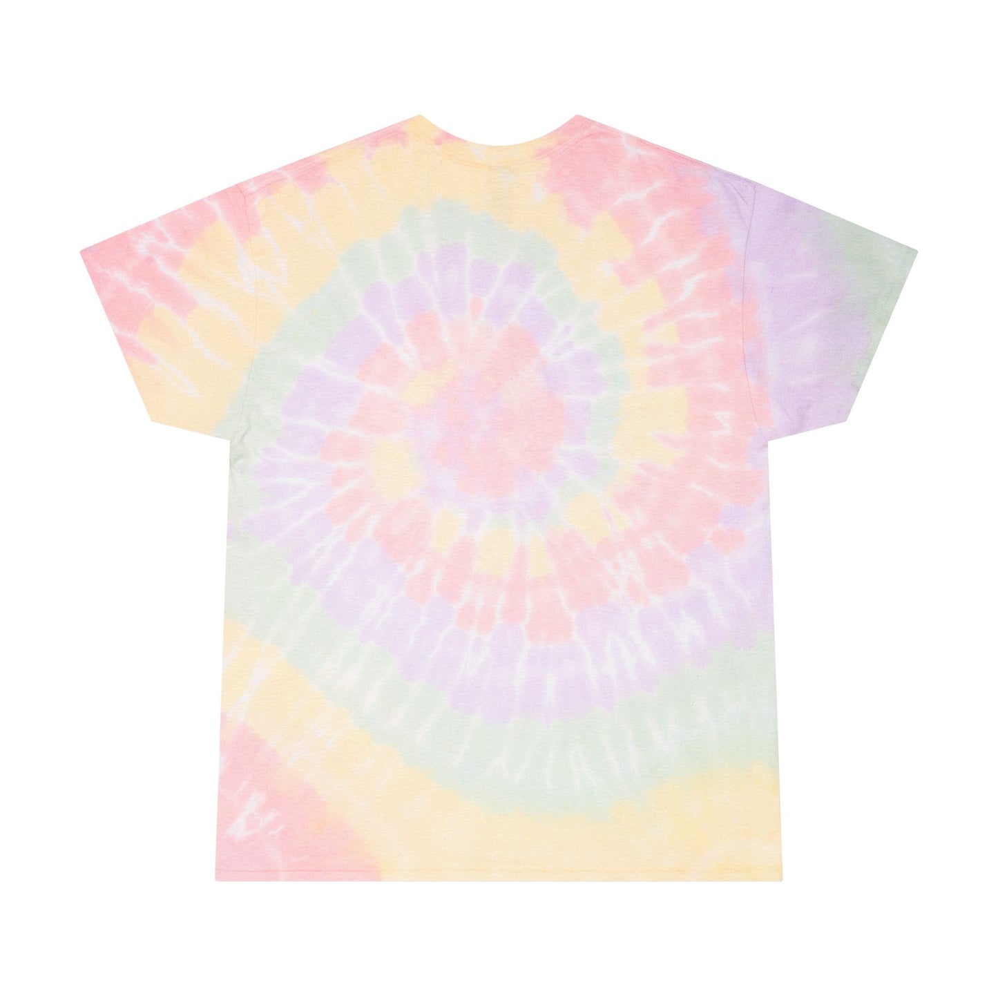Pastel Spiral Tie-Dye Tee — "Heaven Is The Goal" Graphic