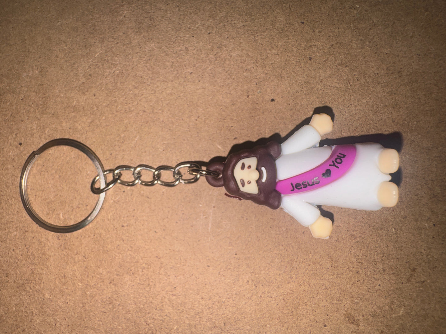 Mini "Jesus Loves You" Keychains
