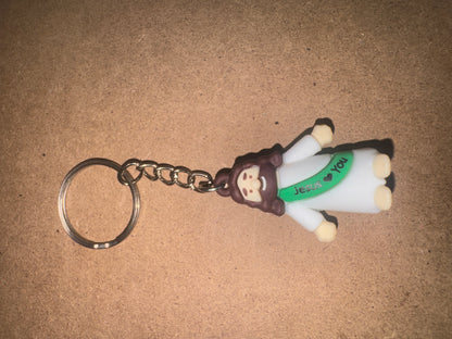 Mini "Jesus Loves You" Keychains