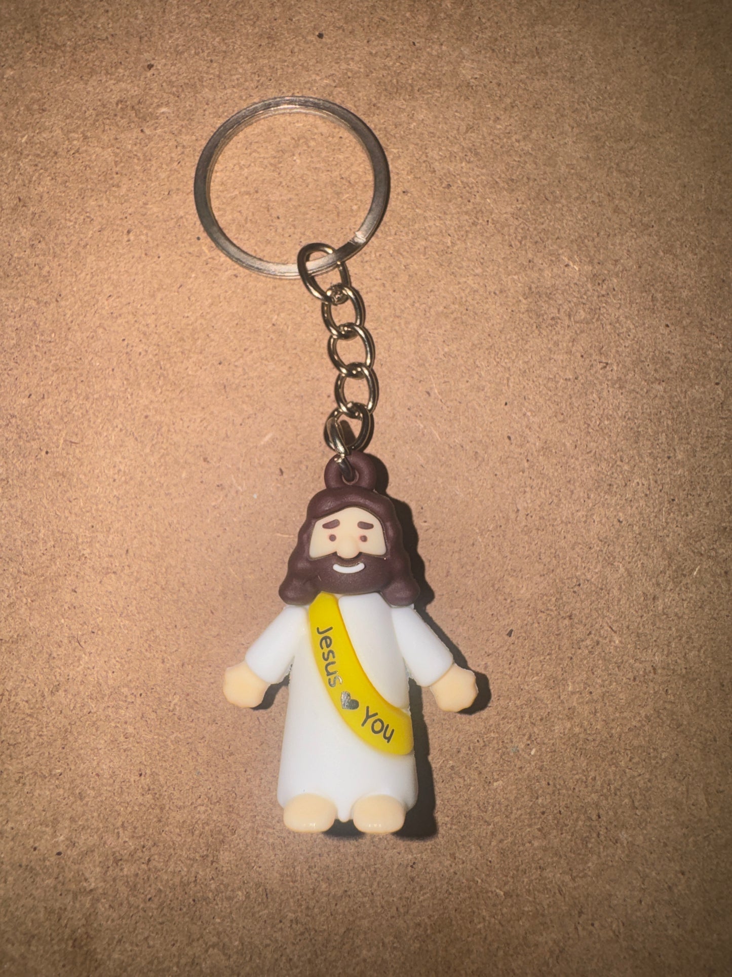 Mini "Jesus Loves You" Keychains